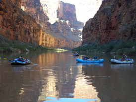 Grand Canyon light reflectioins